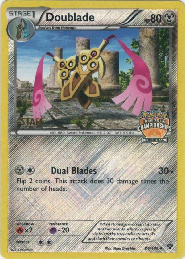 Doublade 84/146 (Regional Championships) [Staff] 084/146 Reverse Holofoil League & Championship Cards