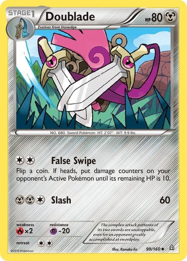 Doublade 99/160 Normal XY – Primal Clash Doublade 99/160 Normal XY – Primal Clash