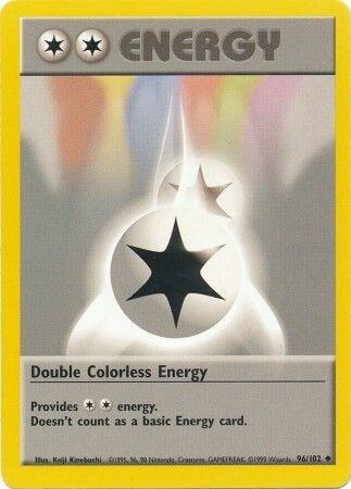 Double Colorless Energy 096/102 Normal Base Set Double Colorless Energy 096/102 Normal Base Set