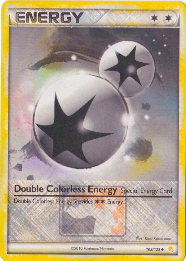 Double Colorless Energy 103/123 (League Promo) Reverse Holofoil League & Championship Cards