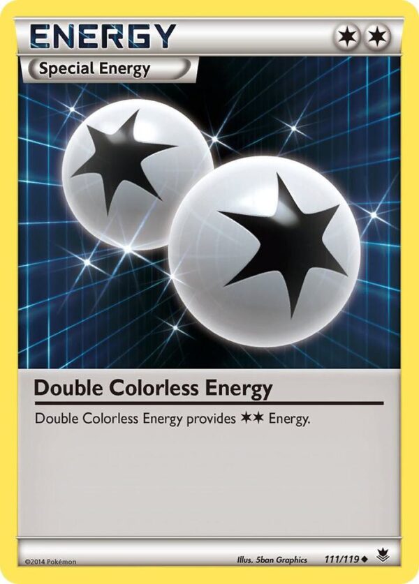 Double Colorless Energy 111/119 Reverse Holofoil XY – Phantom Forces