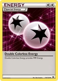 Double Colorless Energy | 114/124 | Reverse Holofoil | XY - Fates Collide