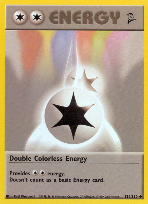 Double Colorless Energy 124/130 Normal Base Set 2