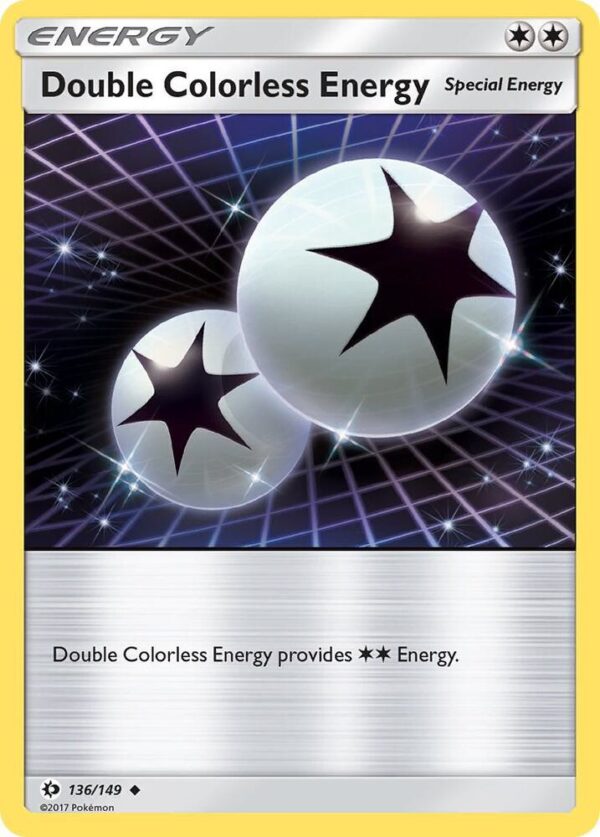 Double Colorless Energy 136/149 Reverse Holofoil SM Base Set