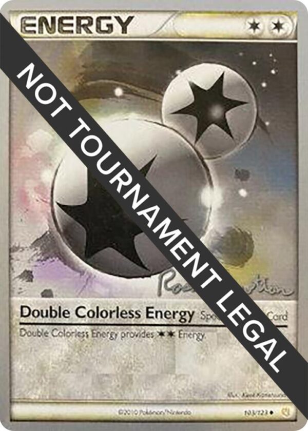 Double Colorless Energy 2011 (Ross Cawthon) 103/123 Normal World Championship Decks