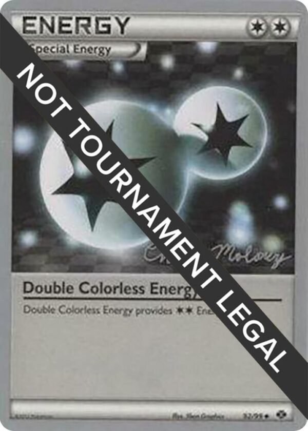 Double Colorless Energy 2012 (Chase Moloney) 92/99 Normal World Championship Decks Double Colorless Energy 2012 (Chase Moloney) 92/99 Normal World Championship Decks