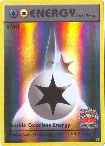 Double Colorless Energy 90/108 (North America Championships) [Staff] 090/123 Reverse Holofoil League & Championship Cards