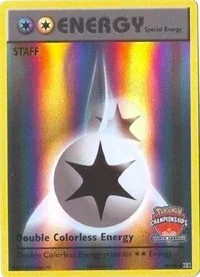 Double Colorless Energy | 90/108 (North America Championships) [Staff] | 090/123 | Reverse Holofoil | League & Championship Cards