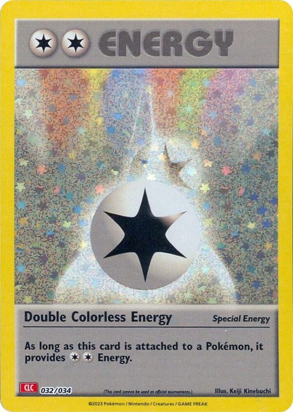 Double Colorless Energy (CLC) 032/034 Holofoil Trading Card Game Classic