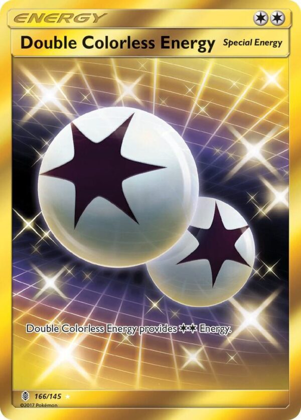 Double Colorless Energy (Secret) 166/145 Holofoil SM – Guardians Rising