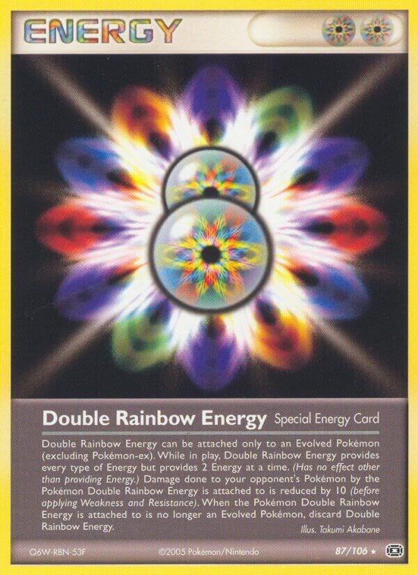 Double Rainbow Energy 87/106 Reverse Holofoil Emerald Double Rainbow Energy 87/106 Reverse Holofoil Emerald