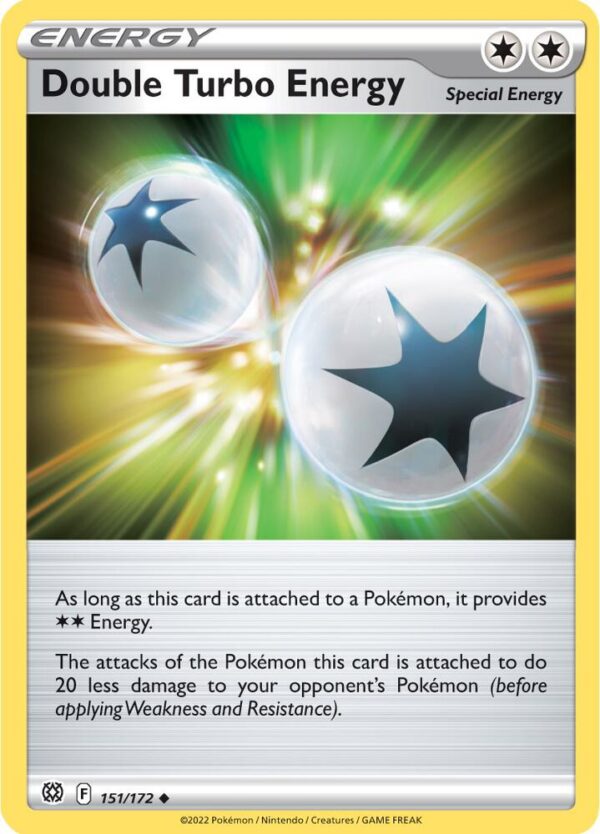 Double Turbo Energy 151/172 Normal SWSH09: Brilliant Stars Double Turbo Energy 151/172 Normal SWSH09: Brilliant Stars