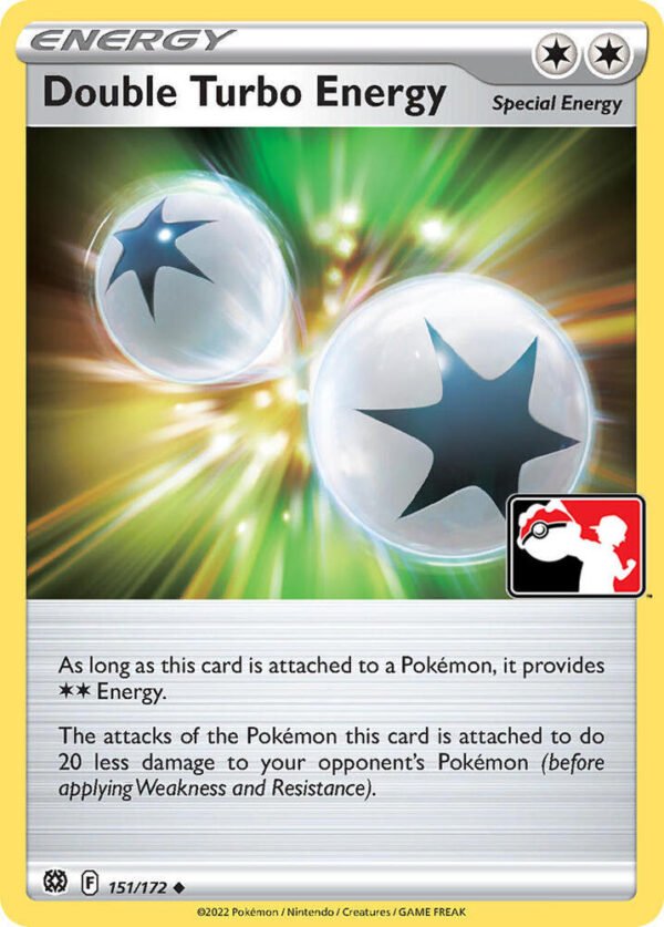 Double Turbo Energy (Cosmos Holo) 151/172 Holofoil Prize Pack Series Cards Double Turbo Energy (Cosmos Holo) 151/172 Holofoil Prize Pack Series Cards