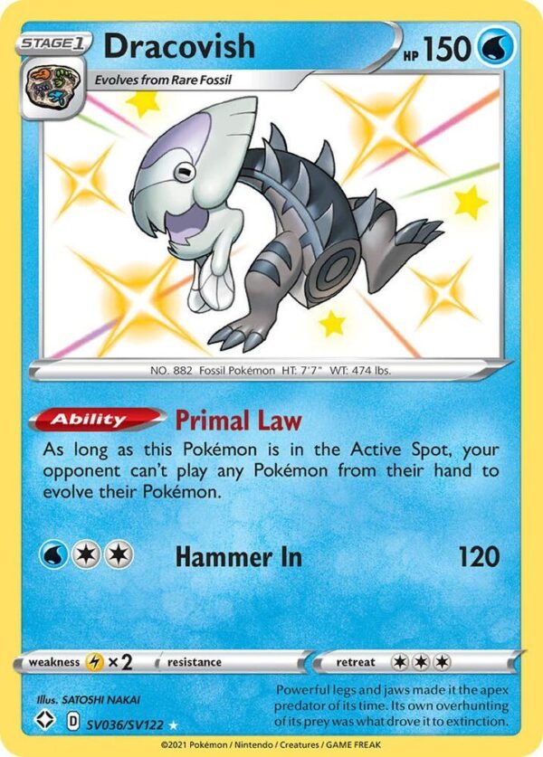 Dracovish SV036/SV122 Holofoil Shining Fates: Shiny Vault