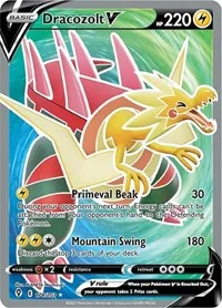 Dracozolt V (Full Art) | 178/203 | Holofoil | SWSH07: Evolving Skies