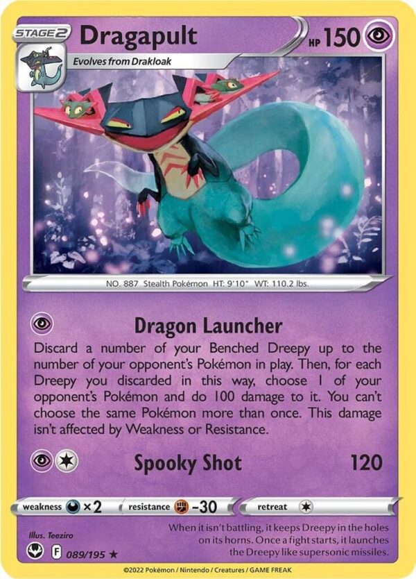 Dragapult 089/195 Holofoil SWSH12: Silver Tempest