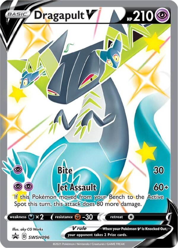 Dragapult V SWSH096 Holofoil SWSH: Sword & Shield Promo Cards Dragapult V SWSH096 Holofoil SWSH: Sword & Shield Promo Cards