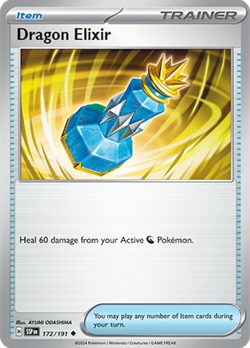 Dragon Elixir 172/191 Reverse Holofoil SV08: Surging Sparks