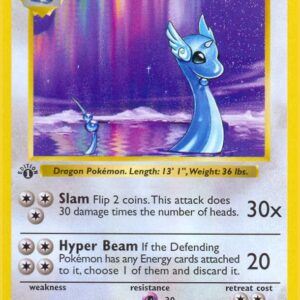 Dragonair 018/102 1st Edition Base Set (Shadowless)
