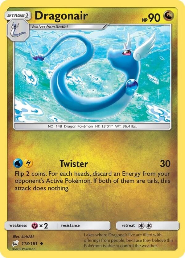 Dragonair 118/181 Reverse Holofoil SM – Team Up Dragonair 118/181 Reverse Holofoil SM – Team Up