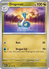 Dragonair | 158/197 | Reverse Holofoil | SV03: Obsidian Flames Dragonair | 158/197 | Reverse Holofoil | SV03: Obsidian Flames