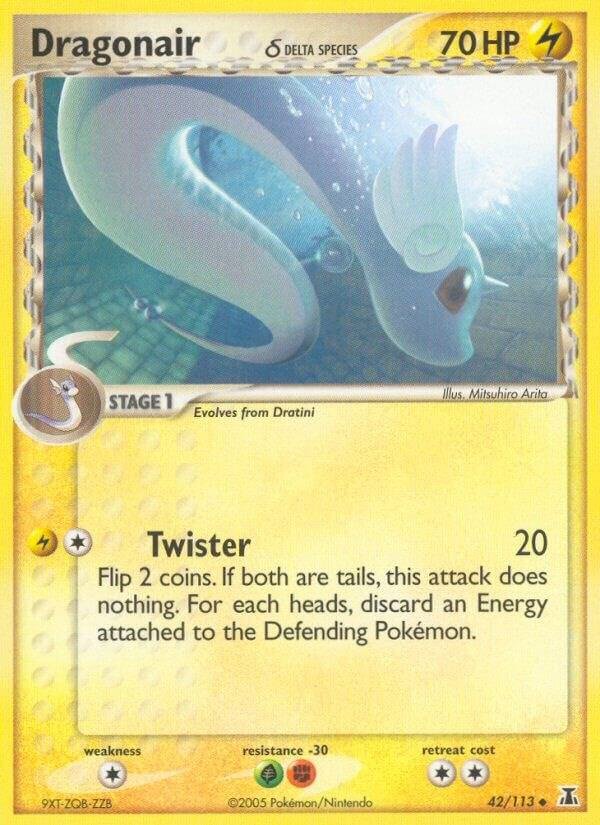 Dragonair 42/113 (Delta Species) 042/113 Reverse Holofoil Delta Species Dragonair 42/113 (Delta Species) 042/113 Reverse Holofoil Delta Species