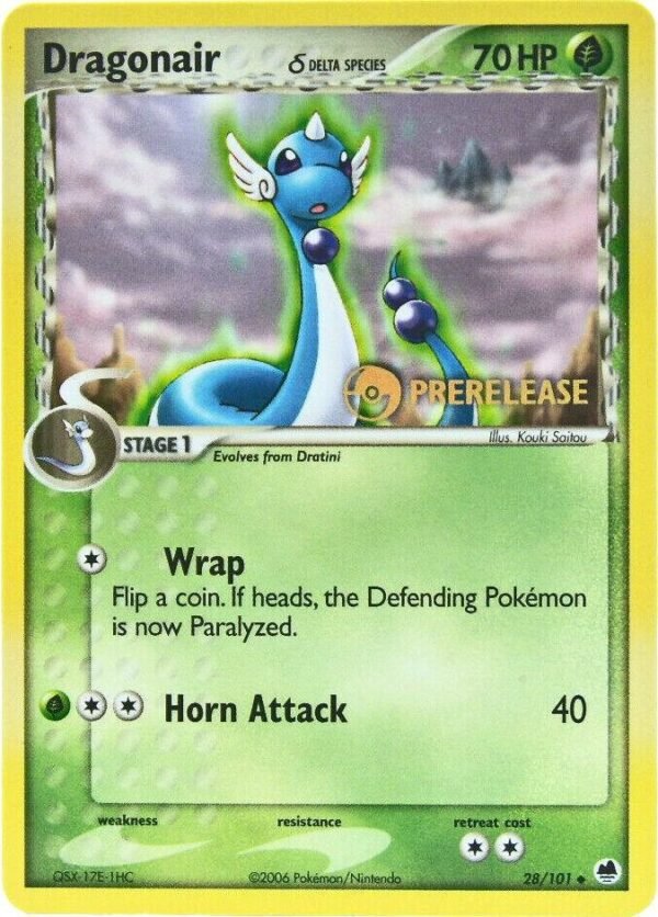 Dragonair (Delta Species) 28/101 (Prerelease) Normal Nintendo Promos