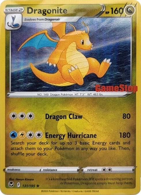 Dragonite 131/195 (Gamestop Exclusive) Holofoil Miscellaneous Cards & Products Dragonite 131/195 (Gamestop Exclusive) Holofoil Miscellaneous Cards & Products