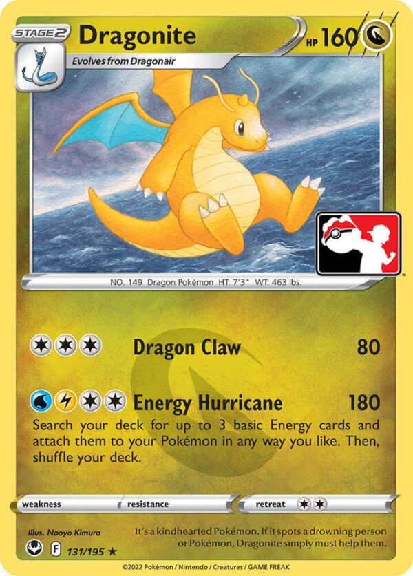 Dragonite 131/195 Normal Prize Pack Series Cards