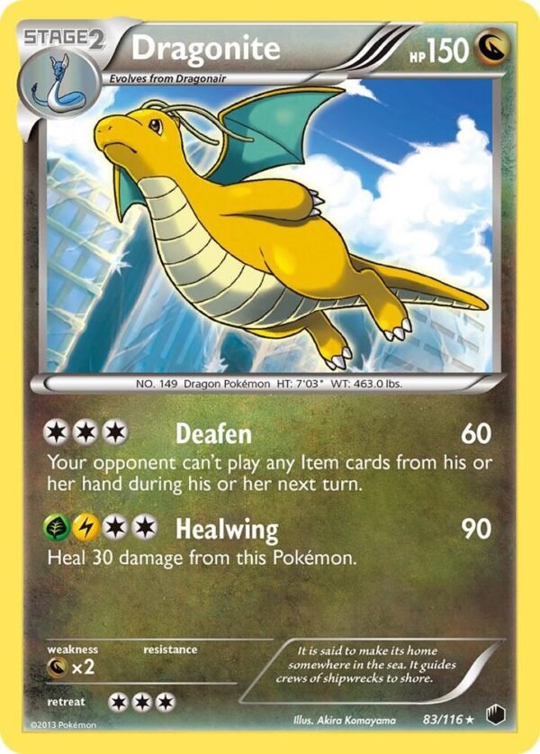 Dragonite 83/116 Reverse Holofoil Plasma Freeze Dragonite 83/116 Reverse Holofoil Plasma Freeze