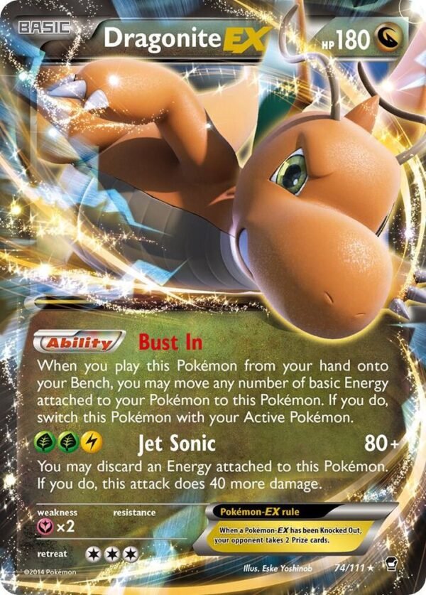Dragonite EX 74/111 Holofoil XY – Furious Fists Dragonite EX 74/111 Holofoil XY – Furious Fists