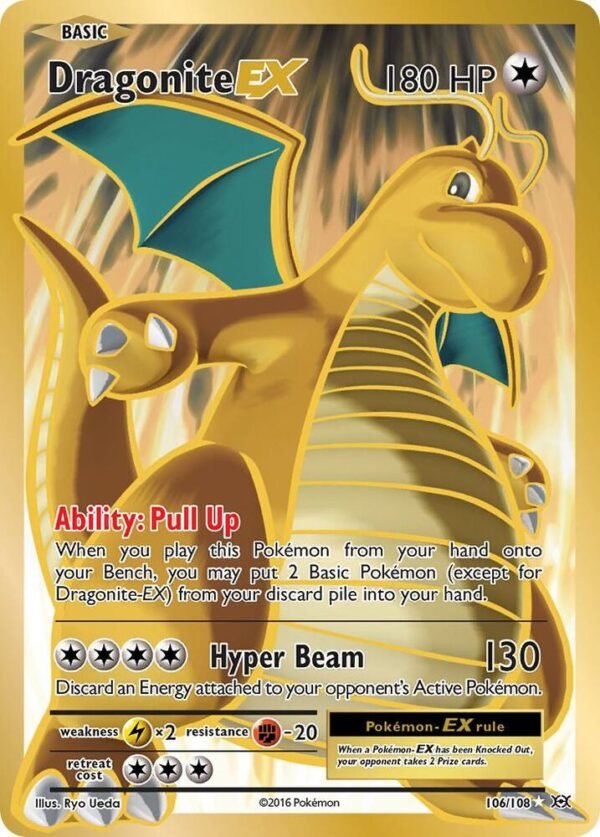 Dragonite EX (Full Art) 106/108 Holofoil XY – Evolutions