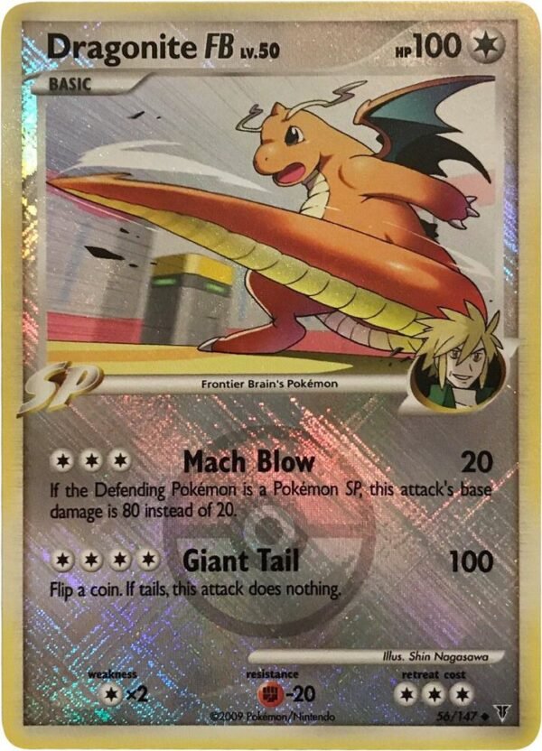 Dragonite FB 56/147 (League Promo) 056/147 Reverse Holofoil League & Championship Cards