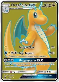 Dragonite GX (Full Art) | 67/70 | Holofoil | Dragon Majesty