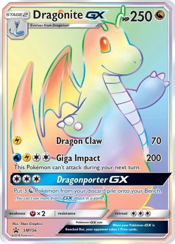 Dragonite GX SM156 Holofoil SM Promos Dragonite GX SM156 Holofoil SM Promos