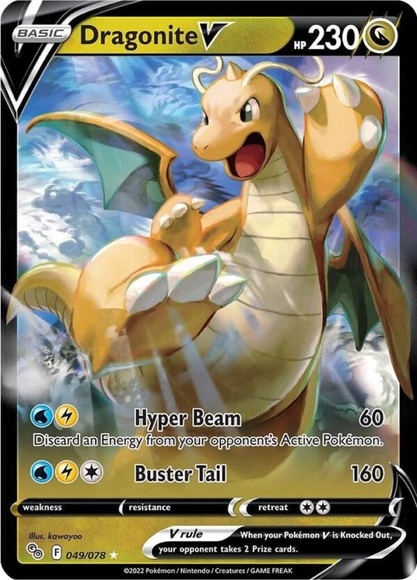 Dragonite V 049/078 Holofoil Pokemon GO