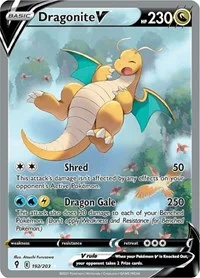 Dragonite V (Alternate Full Art) | 192/203 | Holofoil | SWSH07: Evolving Skies