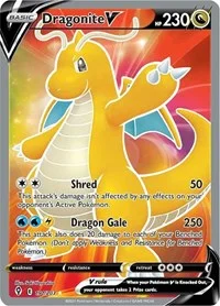 Dragonite V (Full Art) | 191/203 | Holofoil | SWSH07: Evolving Skies