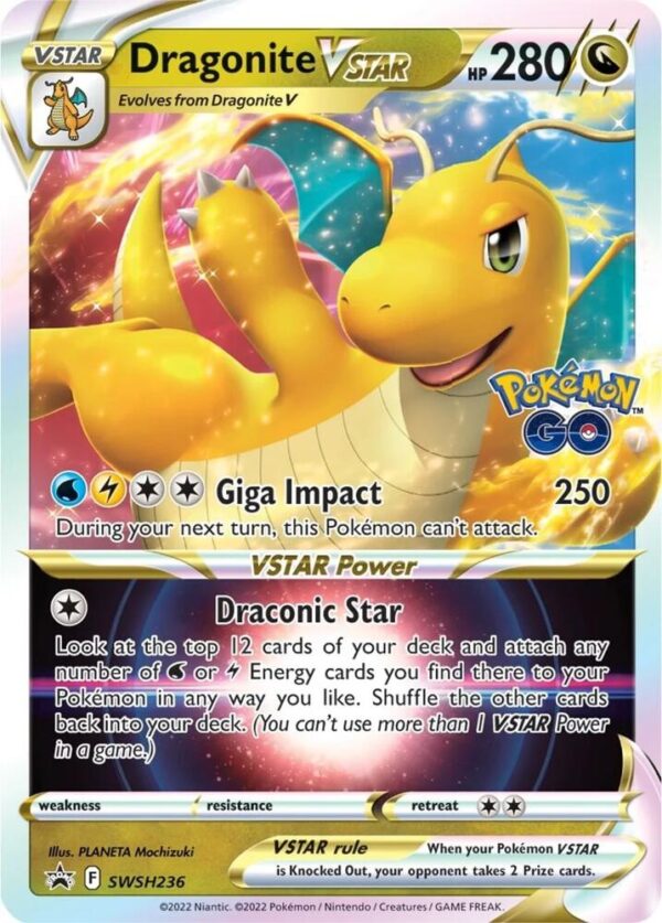 Dragonite VSTAR SWSH236 Holofoil SWSH: Sword & Shield Promo Cards