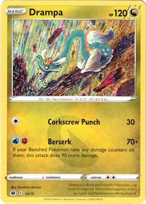 Drampa 14/15 014/015 Normal McDonald’s Promos 2022