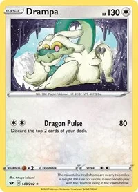 Drampa | 149/202 | Normal | SWSH01: Sword & Shield Base Set Drampa | 149/202 | Normal | SWSH01: Sword & Shield Base Set