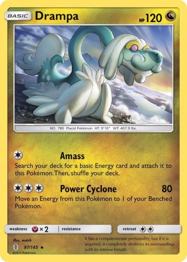 Drampa 97/145 Reverse Holofoil SM – Guardians Rising