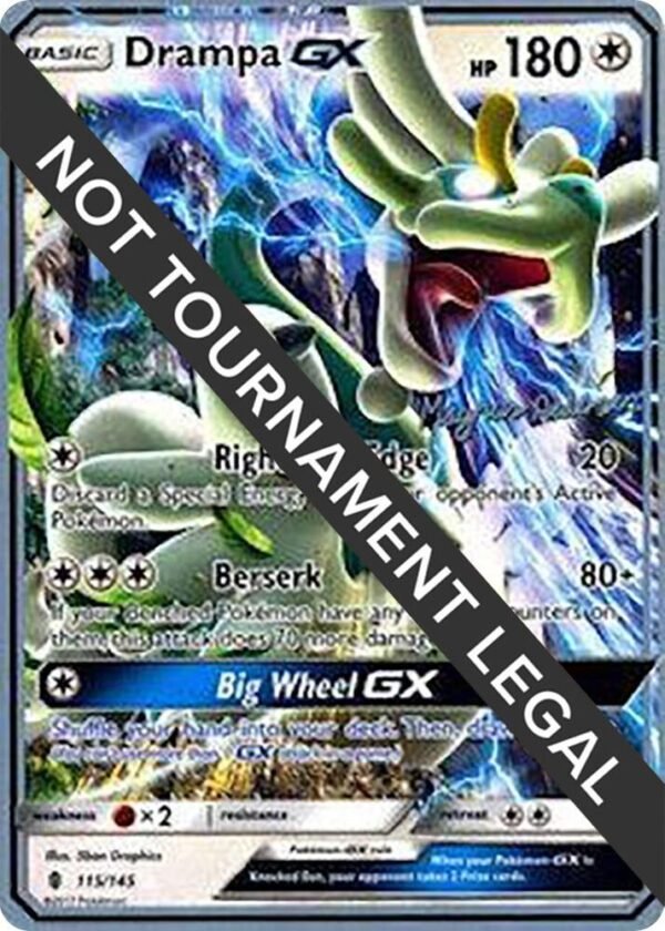 Drampa GX 2018 (Magnus Pedersen) 115/145 Normal World Championship Decks Drampa GX 2018 (Magnus Pedersen) 115/145 Normal World Championship Decks