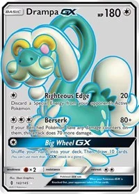 Drampa GX (Full Art) | 142/145 | Holofoil | SM - Guardians Rising
