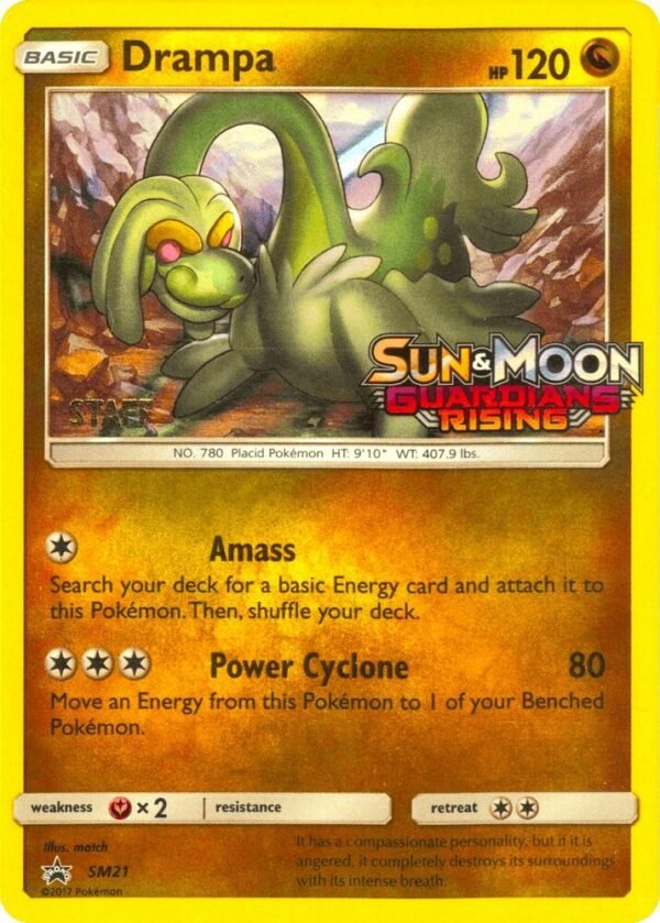 Drampa SM21 (Prerelease) [Staff] Holofoil SM Promos
