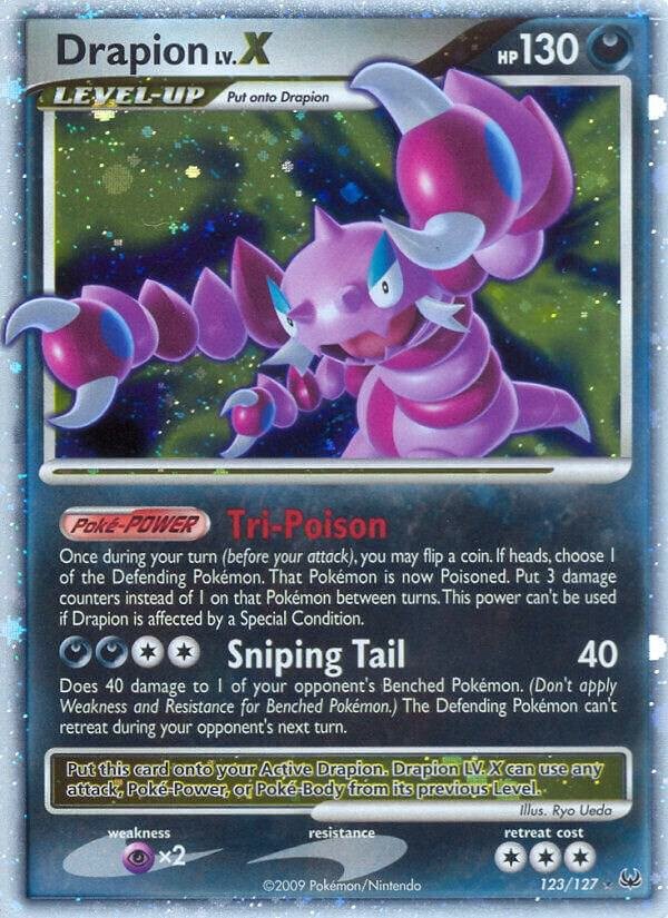 Drapion LV.X 123/127 Holofoil Platinum