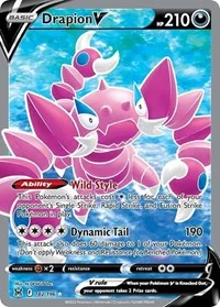 Drapion V (Full Art) | 182/196 | Holofoil | SWSH11: Lost Origin