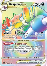 Drapion VSTAR (Secret) | 200/196 | Holofoil | SWSH11: Lost Origin