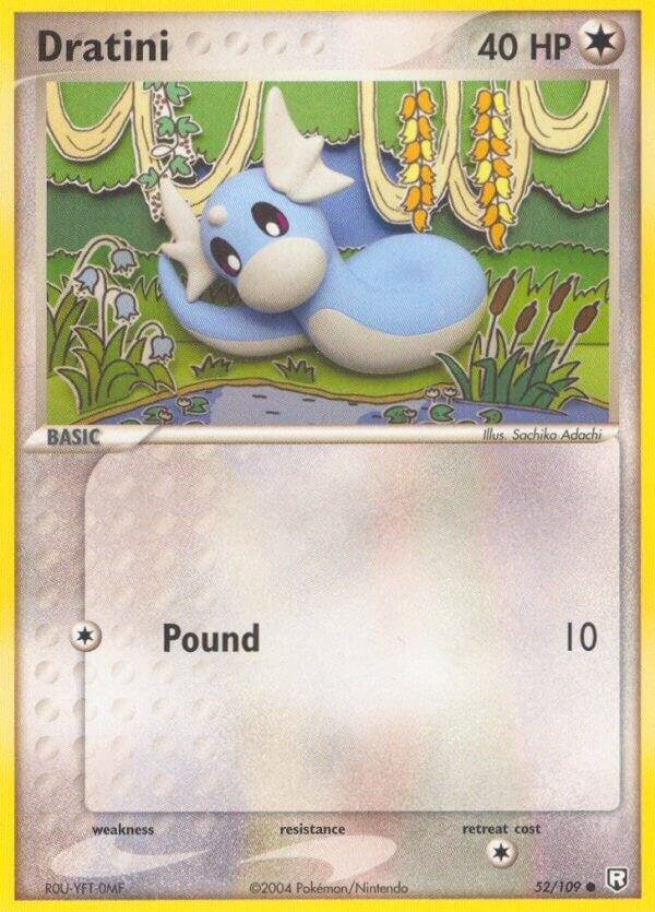 Dratini 052/109 Reverse Holofoil Team Rocket Returns Dratini 052/109 Reverse Holofoil Team Rocket Returns