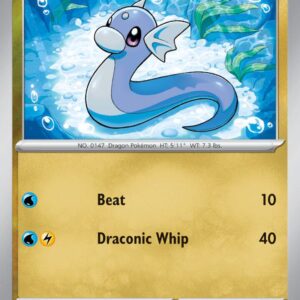Dratini 147/165 Normal SV: Scarlet & Violet 151 Dratini 147/165 Normal SV: Scarlet & Violet 151